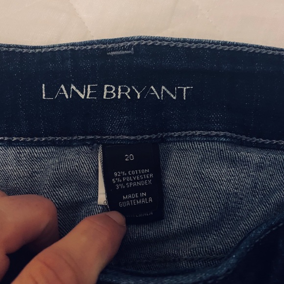 Lane Bryant Distressed Jean Denim Plus Woman’s - Picture 3 of 10